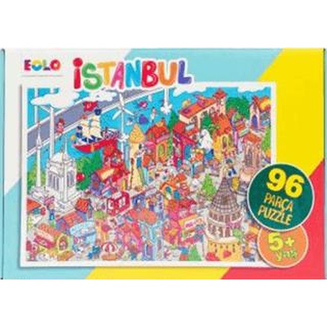 96 Parça Yer Puzzle – İstanbul | Eolo Yayıncılık