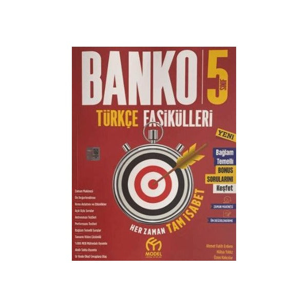 5. Sınıf Banko Türkçe Fasikülleri | Model Eğitim Yayıncılık (Ciltsiz)