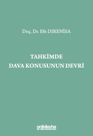 Tahkimde Dava Konusunun Devri | On İki Levha Yayınları (Ciltli)  - Resim 1