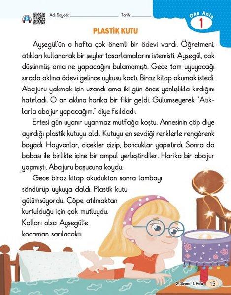 1. Sınıf Okuma Anlama | Üçgen Yayıncılık (İnce Kapak)  - Resim 3