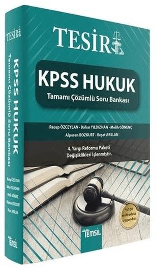 Tesir KPSS Hukuk Tamamı Çözümlü Soru Bankası | Temsil Kitap (Ciltsiz)  - Resim 1