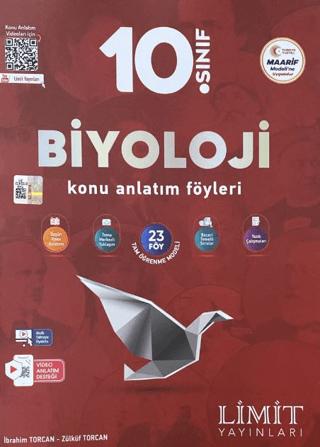 10. Sınıf Biyoloji Konu Anlatım Föyleri | Limit Yayınları (Ciltsiz)  - Resim 1