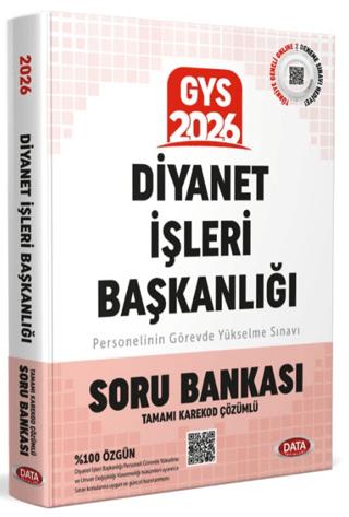 Diyanet İşleri Başkanlığı Personelin Görevde Yükselme Sınavı Soru Bankası - Karekod Çözümlü | Data Yayınları (Ciltsiz)  - Resim 1