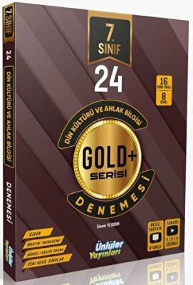 Ünlüler Karması 7. Sınıf Din Kültürü ve Ahlak Bilgisi 24 Deneme - Sinem Yıldırım kitap kapağı