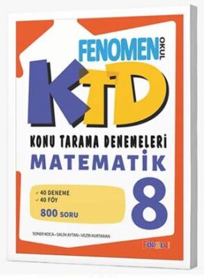 Fenomen 8 Matematik Konu Tarama Denemeleri - Kolektif kitap kapağı