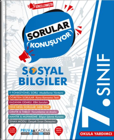 7.Sınıf Sosyal Bilgiler Sorular Konuşuyor Soru Bankası - Kolektif kitap kapağı