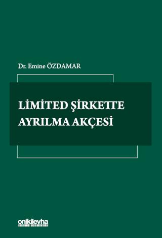 Limited Şirkette Ayrılma Akçesi | On İki Levha Yayınları (Ciltsiz)  - Resim 1