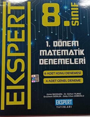 8. Sınıf 1. Dönem Matematik Denemeleri - Kolektif kitap kapağı