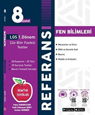 8.sınıf 1.dönem Tekrarı Referans Fen Bilimleri Fasikül Soru Bankası - Kolektif kitap kapağı