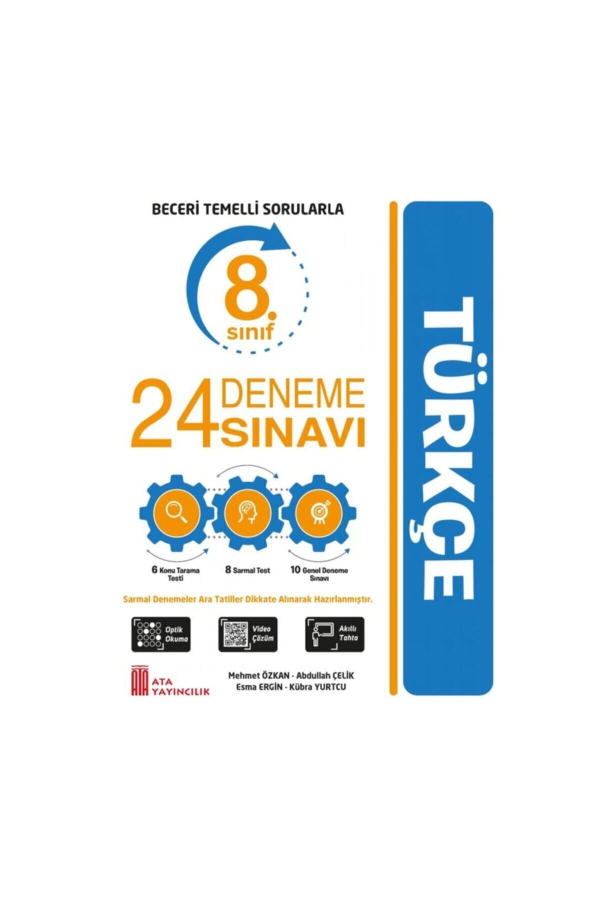 8. Sınıf 24 Deneme Sınavı Türkçe kitap kapağı