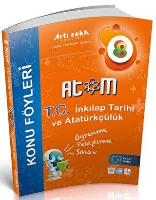 Artı Zeka Yayınları 8. Sınıf Lgs İnkılap Tarihi Konu Uygulama Föyleri 0922 - Kolektif kitap kapağı