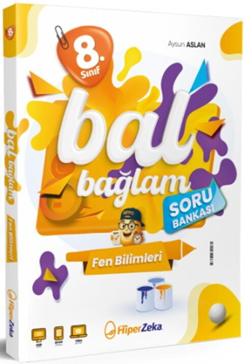 8. Sınıf Bal Bağlam Fen Bilimleri Soru Bankası Hiper Zeka Yayınları kitap kapağı