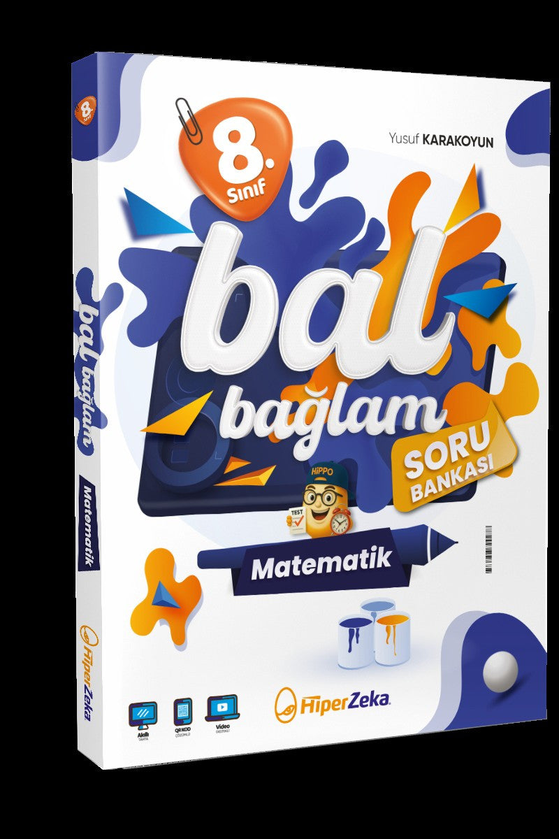 8. Sınıf BAL BAĞLAM Matematik Soru Bankası Hiper Zeka Yayınları kitap kapağı