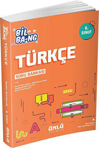 8.Sınıf Türkçe Soru Bankası Bil Bang Lgs - Ünlü Yayınları - Kolektif kitap kapağı