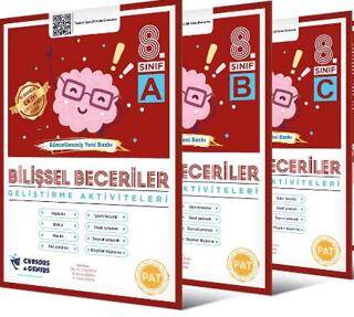Curious&Genius Bilişsel Beceriler Geliştirme Aktiviteleri 8. Sınıf Seti (A-B-C) 3 Kitap Güncellenmiş Yeni Baskı - Kolektif kitap kapağı