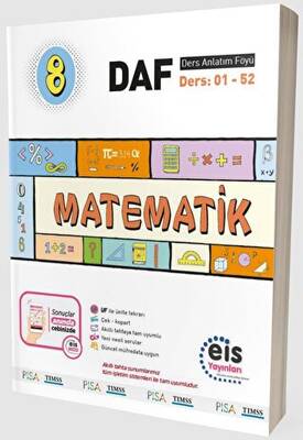 8. Sınıf - DAF - Matematik - Kolektif kitap kapağı