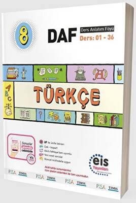 8. Sınıf - DAF - Türkçe - Kolektif kitap kapağı