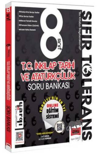 Yargı 8.Sınıf Sıfır Tolerans T.C. İnkılap Tarihi ve Atatürkçülük Soru Bankası Yargı Yayınları - Kolektif kitap kapağı