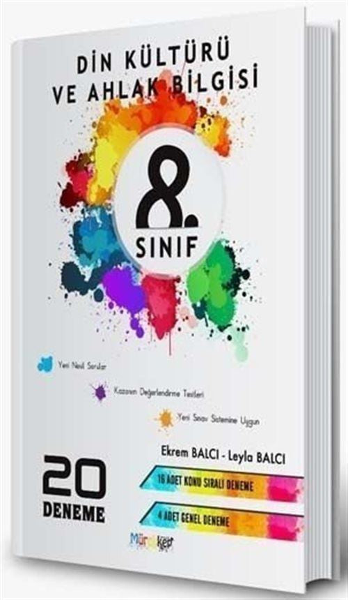 8. Sınıf Din Kültürü ve Ahlak 10 Deneme kitap kapağı