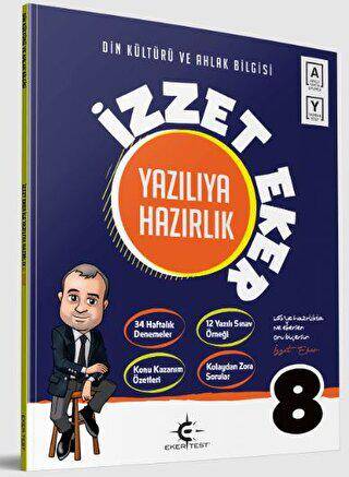 8. Sınıf Din Kültürü ve Ahlak Bilgisi İzzet Eker ile Yazılıya Hazırlık - Kolektif kitap kapağı
