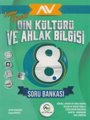 8. Sınıf Din Kültürü ve Ahlak Bilgisi Konu Özetli Soru Bankası - Kolektif kitap kapağı