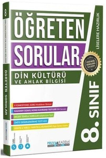 8. Sınıf Din Kültürü ve Ahlak Bilgisi Öğreten Soru Bankası - Kolektif kitap kapağı