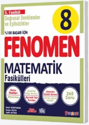 8. Sınıf Matematik Fenomen Doğrusal ve Eşitsizlikler 5. Fasikül - Kolektif kitap kapağı