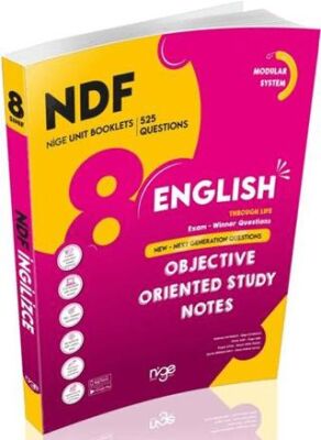 8. Sınıf English NDF Nige Unit Booklets - Kolektif kitap kapağı