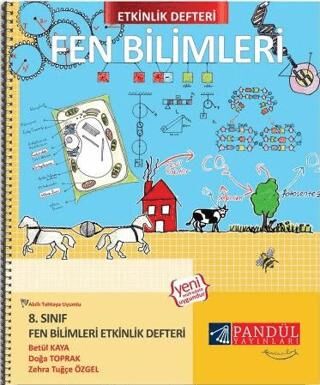 8. Sınıf Fen Bilimleri Etkinlik Defteri - Komisyon kitap kapağı