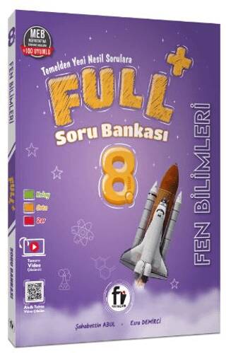 8. Sınıf Full Fen Bilimleri Soru Bankası - Şahabettin Abul kitap kapağı