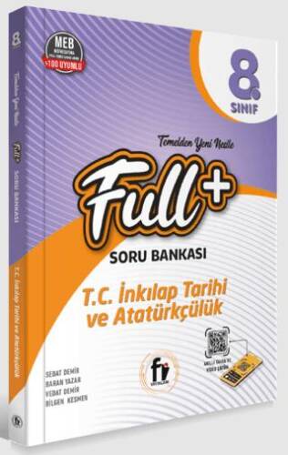8. Sınıf Full+ T.C. İnkılap Tarihi Soru Bankası - Baran Yazar kitap kapağı