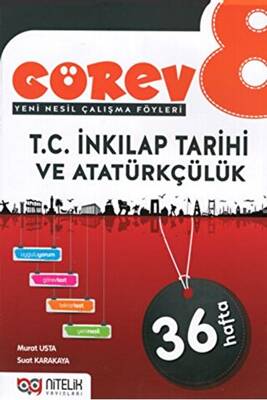 8. Sınıf Görev T.C. İnkılap Tarihi ve Atatürkçülük Soru Bankası - Murat Usta kitap kapağı
