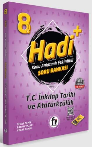 8. Sınıf Hadi+ T.C. İnkılap Tarihi ve Atatürkçülük Konu Anlatımlı - Baran Yazar kitap kapağı