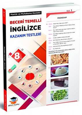 Zeka Küpü Yayınları 8. Sınıf İngilizce Beceri Temelli Kazanım Testleri - Kolektif kitap kapağı