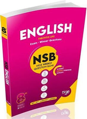 8. Sınıf İngilizce NSB Hafta Hafta Soru Bankası - Kolektif kitap kapağı