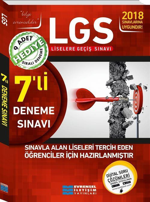 8. Sınıf LGS 7'li Video Çözümlü Deneme Sınavları - Kolektif kitap kapağı