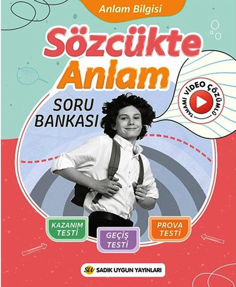 8. Sınıf LGS Anlam Bilgisi Sözcükte Anlam Soru Bankası kitap kapağı