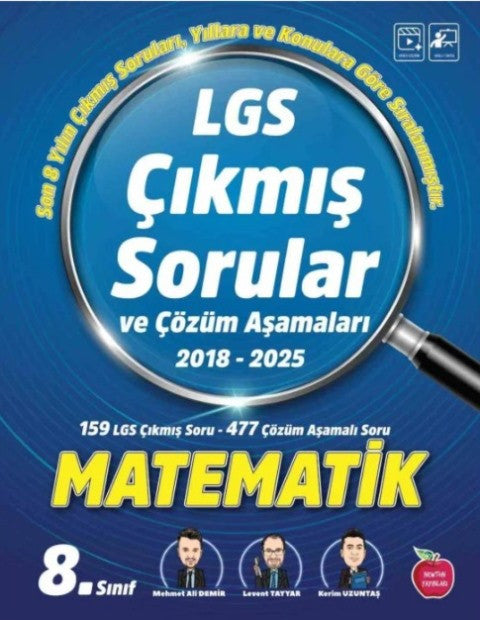 8. Sınıf LGS Çıkmış Sorular Matematik Yeni 2018 - 2025 kitap kapağı
