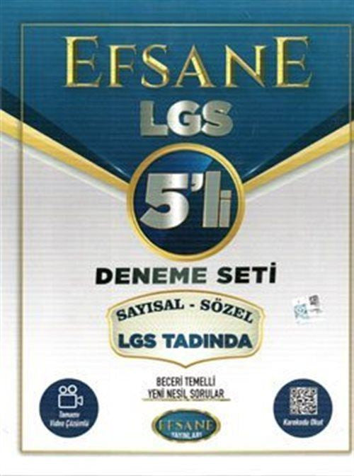 8. Sınıf LGS Efsane 5'li Deneme Sınavı - Kolektif kitap kapağı