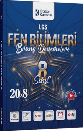 8. Sınıf LGS Fen Bilimleri 20 x 8 Branş Denemeleri Krallar Karması - Kolektif kitap kapağı