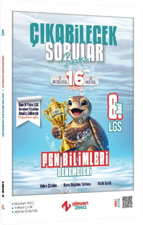 8. Sınıf LGS Fen Bilimleri Çıkabilecek Sorular Denemeleri İşleyen Zeka kitap kapağı