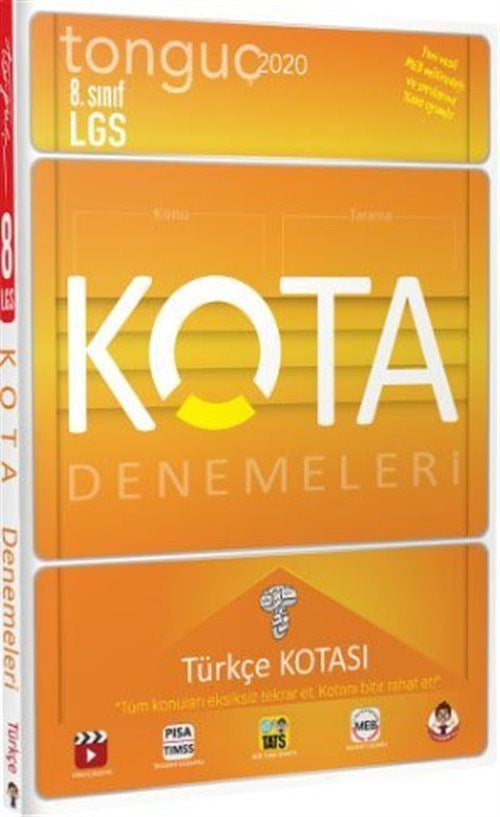 8. Sınıf LGS Kota Denemeleri Türkçe Kotası - Kolektif kitap kapağı