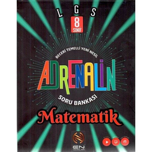 8. Sınıf LGS Matematik Adrenalin Soru Bankası - Kolektif kitap kapağı