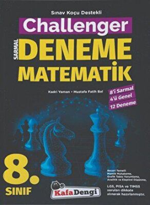 8. Sınıf LGS Matematik Challenger Deneme - Kadri Yaman kitap kapağı