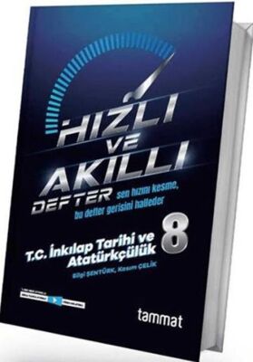 8. Sınıf LGS T.C. İnkılap Tarihi ve Atatürkçülük Hızlı ve Akıllı Defter - Kolektif kitap kapağı