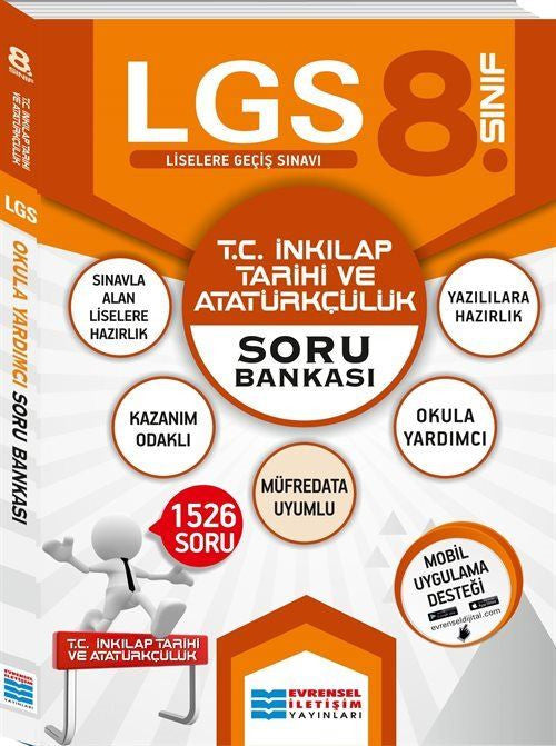 8. Sınıf LGS T.C. İnkılap Tarihi ve Atatürkçülük Soru Bankası - Kolektif kitap kapağı