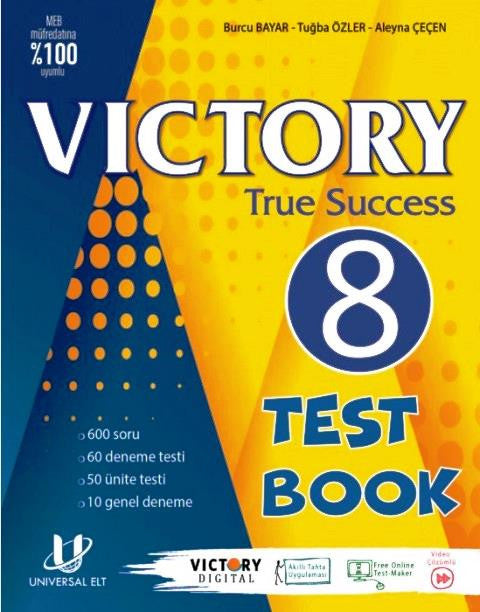 8. Sınıf LGS Victory Test Book kitap kapağı