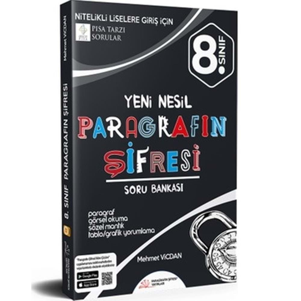 8. Sınıf LGS Yeni Nesil Paragrafın Şifresi Soru Bankası kitap kapağı