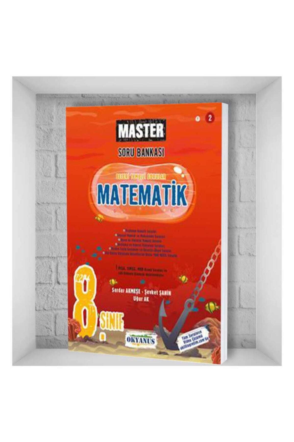 8. Sınıf Master Matematik Soru Bankası kitap kapağı