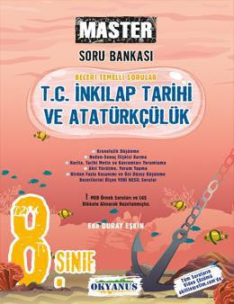 8. Sınıf Master T. C. İnkılap Tarihi Soru Bankası kitap kapağı